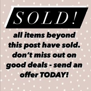 Items Beyond Have Sold!